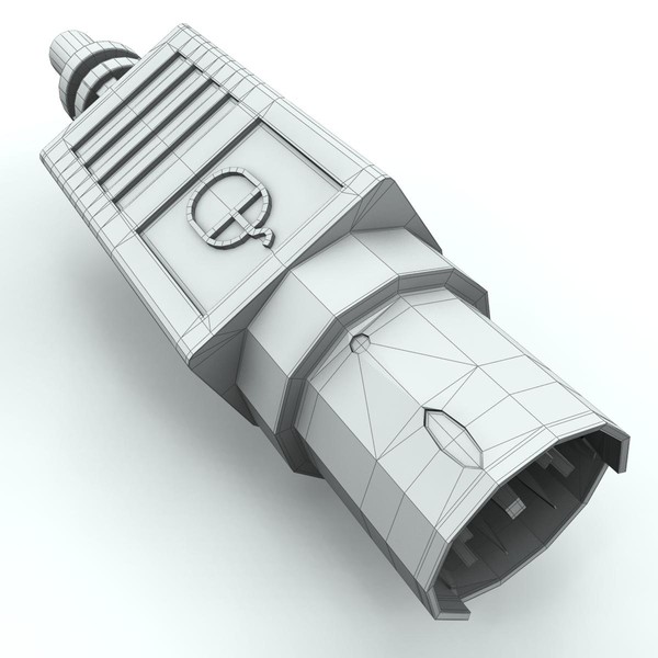 mouse ps2 connector 3d 3ds - Mouse PS2 Connector by PROmax_